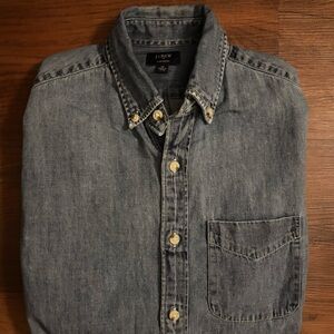 J. Crew Men's Casual Indigo Shirt